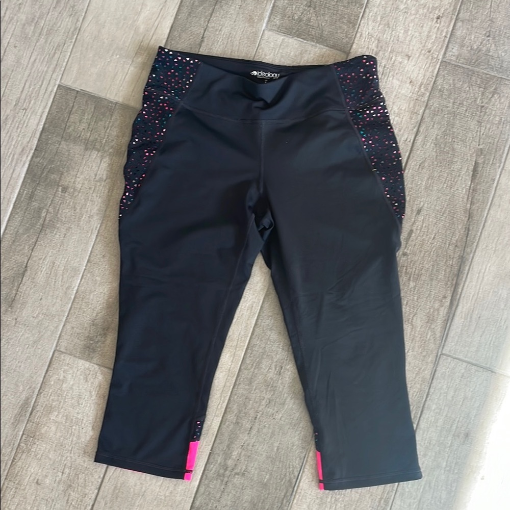 Ideology Black and Pink Leggings